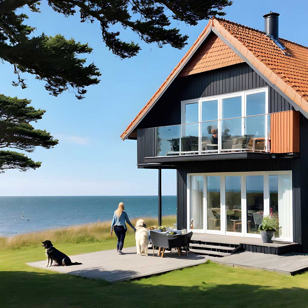 Dänemark Ferienhaus am Meer mit Hund