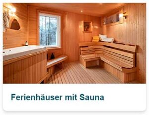 Ferienhaus mit Sauna