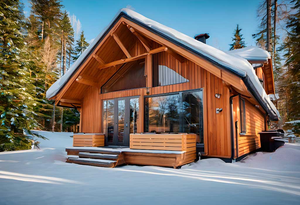 Ferienhaus mit Sauna Silvester