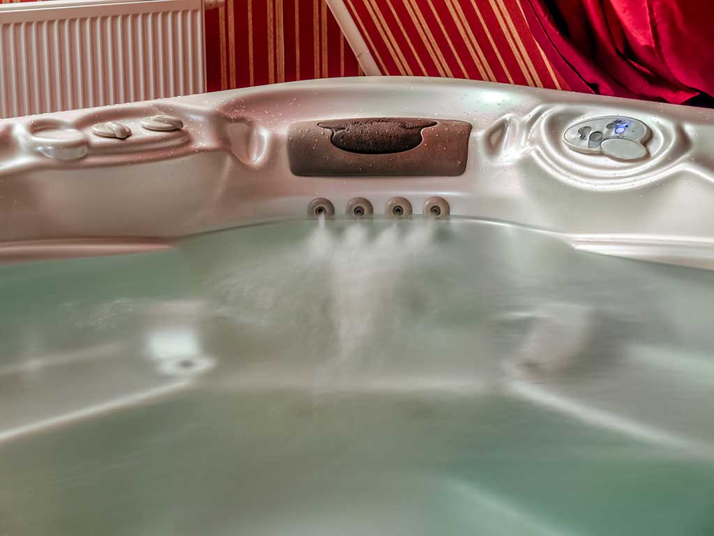 Ferienhaus mit Whirlpool