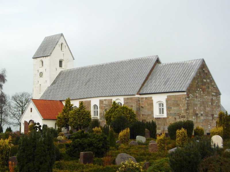 Lunde Kirche in der Varde Kommune.