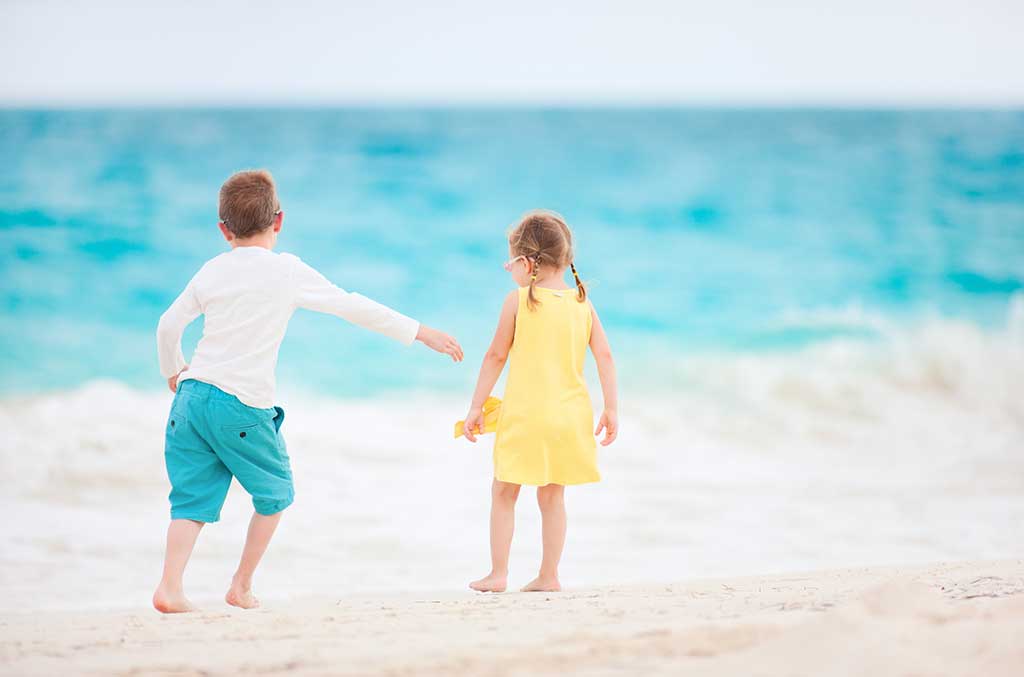 Urlaub mit Kindern in Dänemark am Strand