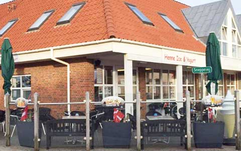 Henne Ice und Yogurt in Henne Strand
