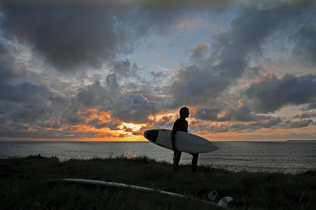 Wellenreiten Nordsee