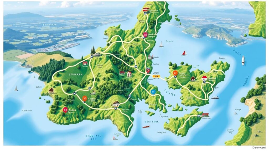 Reiserouten durch Dänemark Reiserouten durch Dänemark
