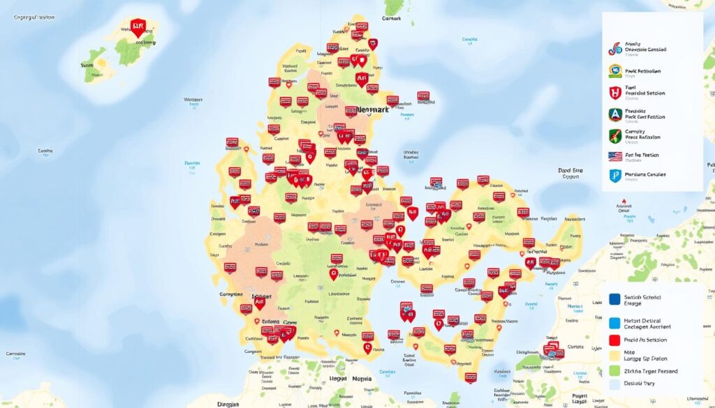 Tankstellennetz Dänemark Tankstellennetz Dänemark