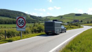 Wie schnell darf man in Dänemark mit Anhänger fahren?