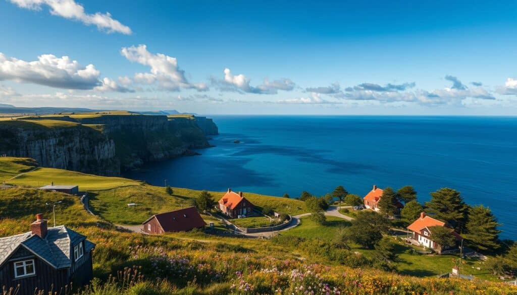 Stadt auf Bornholm