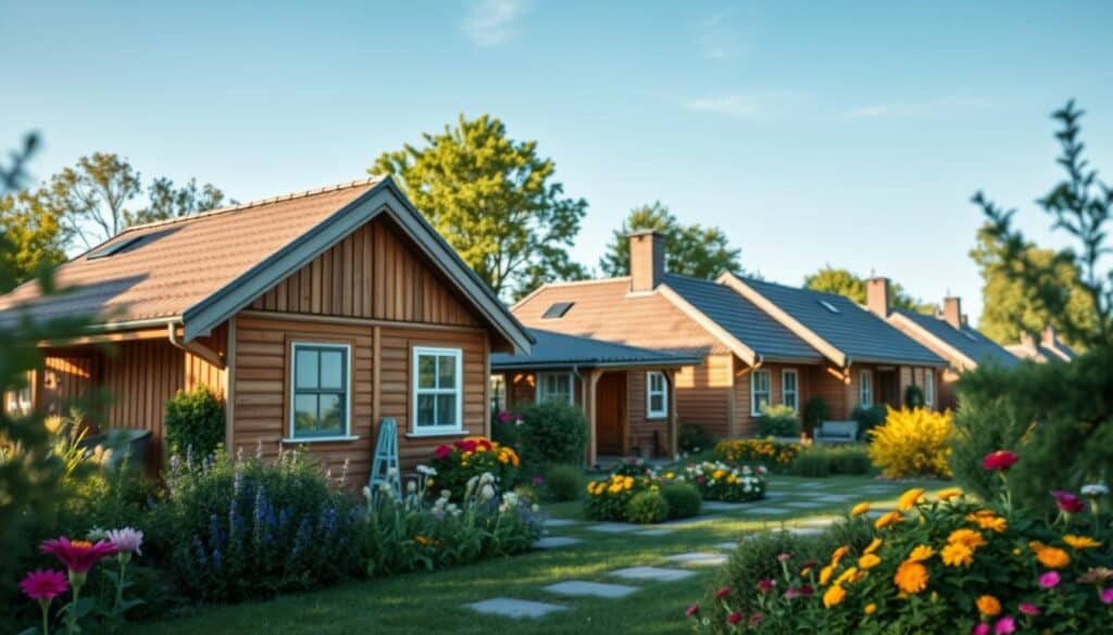 dänische Holzgartenhäuser