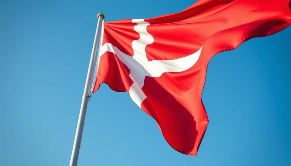 wie heißt die dänische Flagge