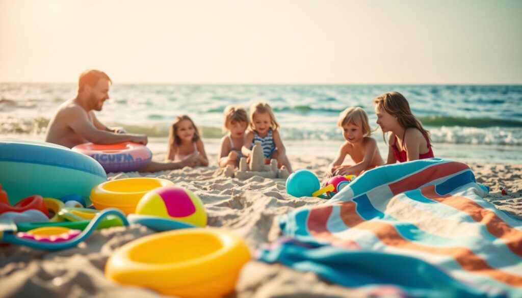 Strandurlaub mit Kindern Ausrüstung