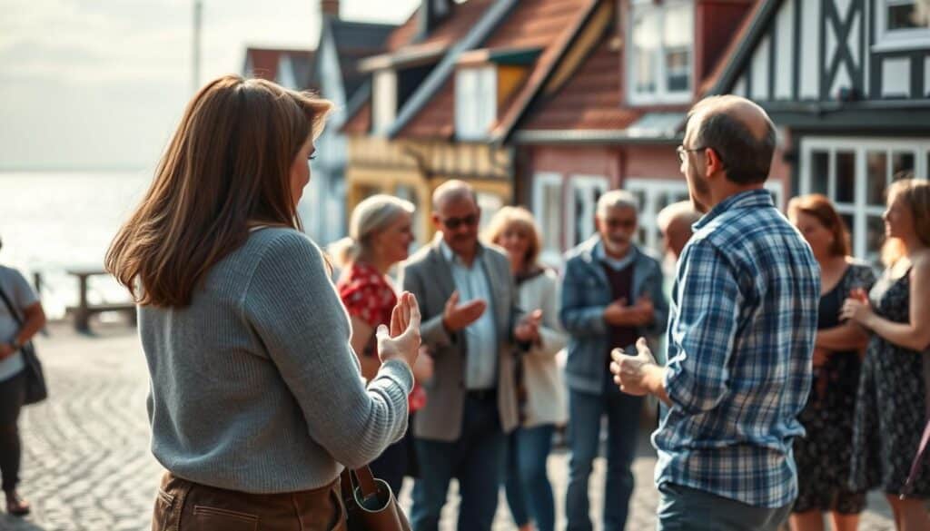 Dänische Begrüßungsrituale