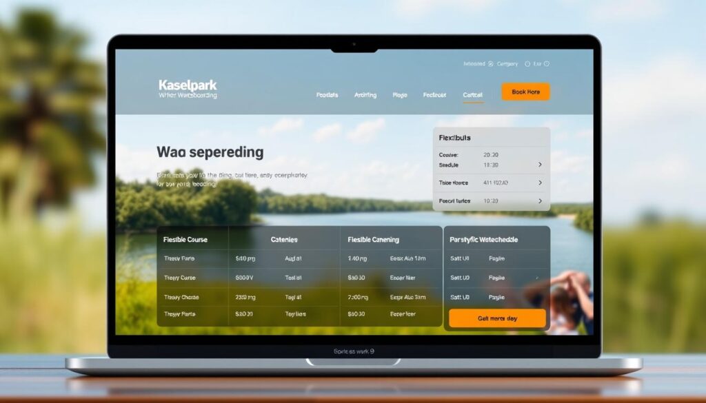 Online Buchungssystem Kabelpark