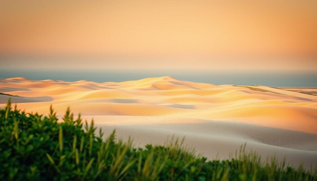 Panoramablick Blåbjerg Düne Natur