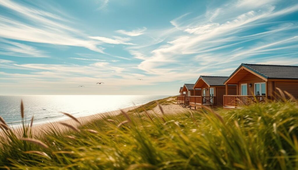 Ferienhäuser an der Küste