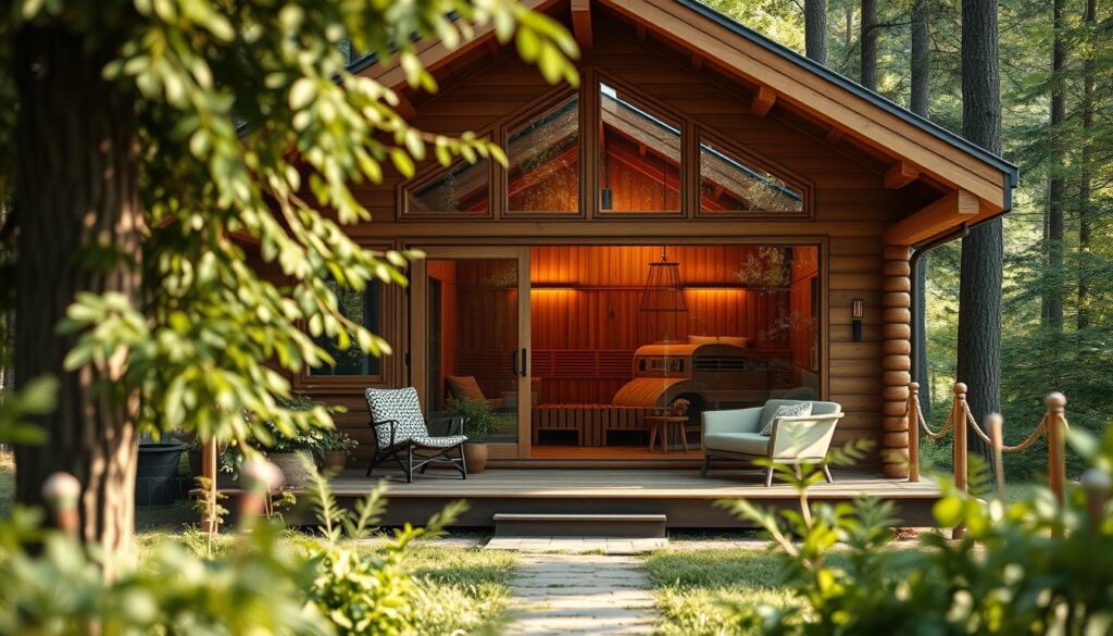 Ferienhaus mit Sauna Komfort