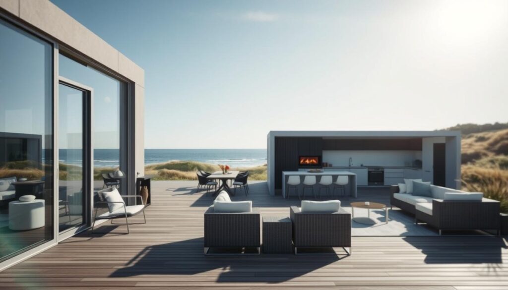 Moderne Ferienhaus Ausstattung Vejlby Klit