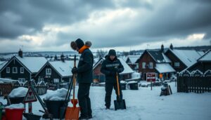 Schneesturm Dänemark
