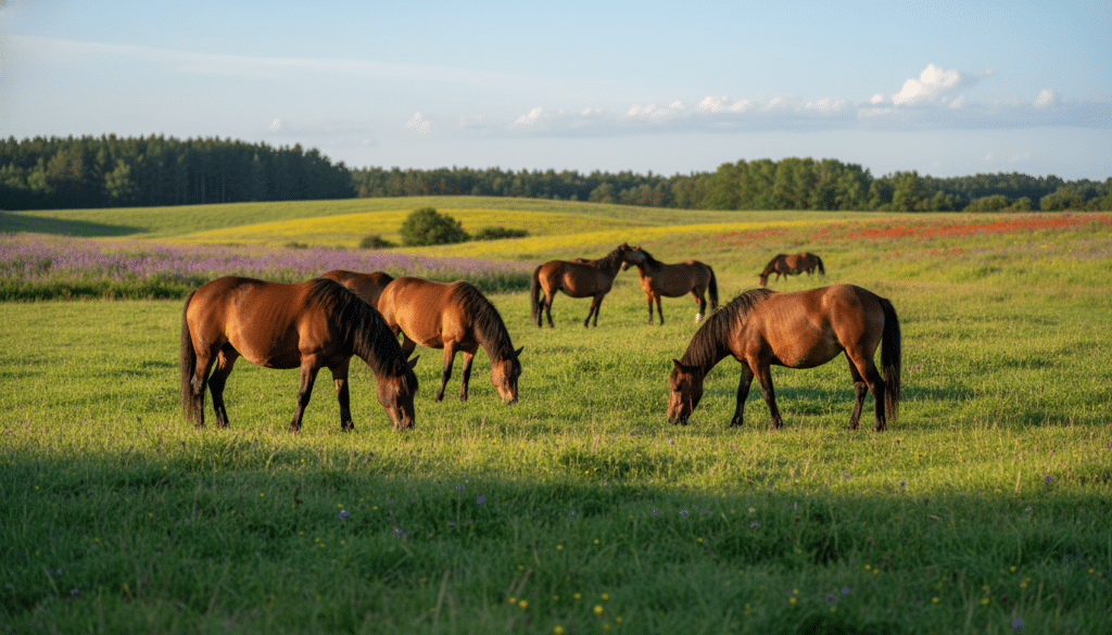 wildpferde beobachtung