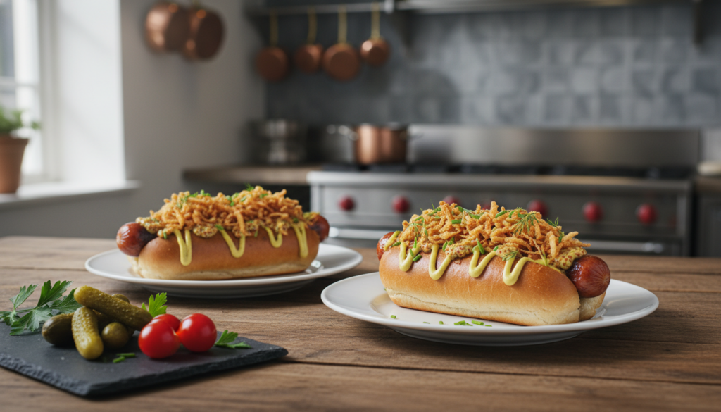 professionelle Präsentation ristet hotdog professionelle Präsentation ristet hotdog