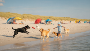 Dänemark Hunde am Strand